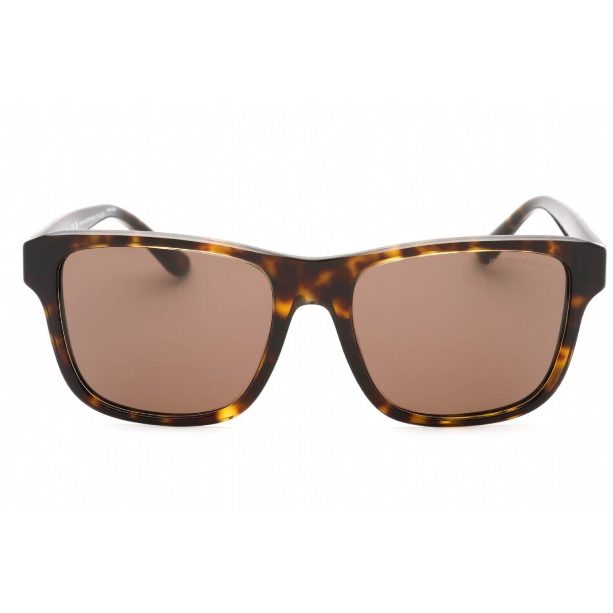 Emporio Armani EA4208-605273-56 Sunglasses Size 56mm 145mm 18mm Brown Men