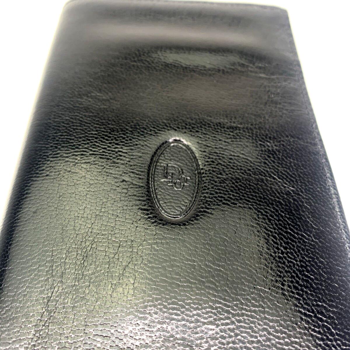 Vintage Christian Dior Buttery Leather Checkbook Cover / Wallet