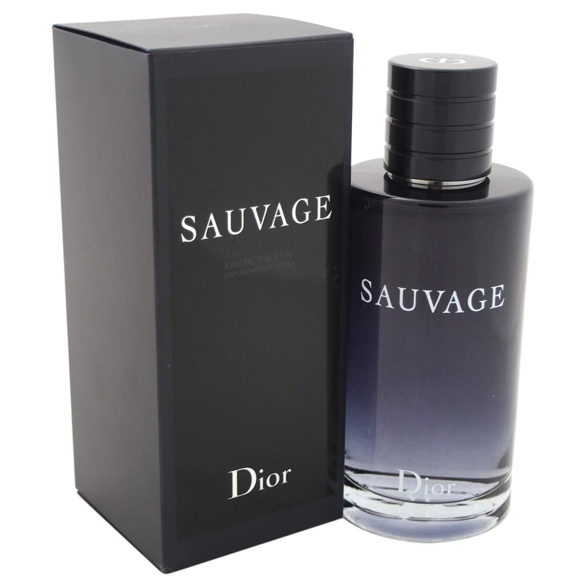 Sauvage by Christian Dior For Men Edt 6.8 FL OZ / 200ML Natural Spray