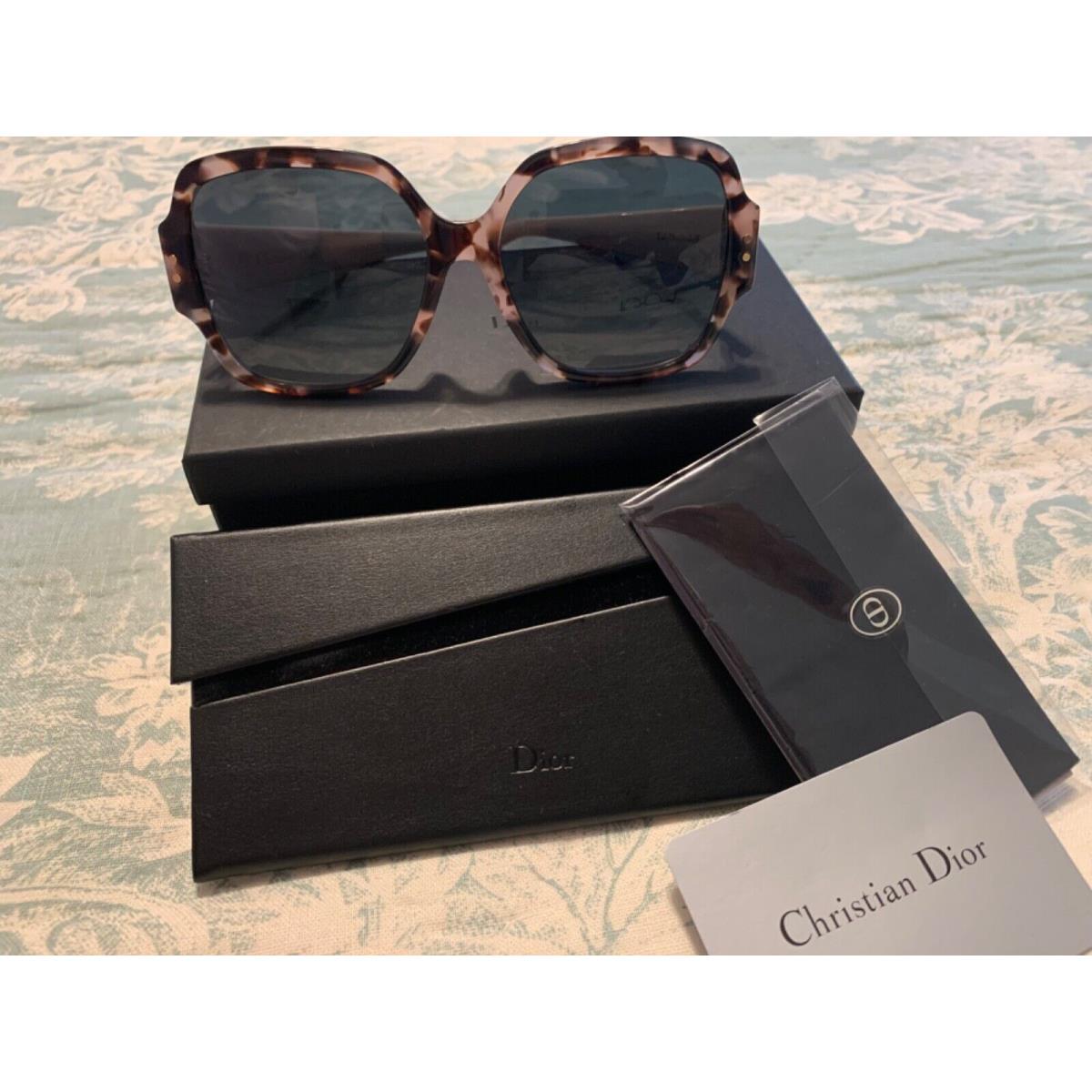 Christian Dior Womens Lady Dior Studs Square Sunglasses 57-17-140