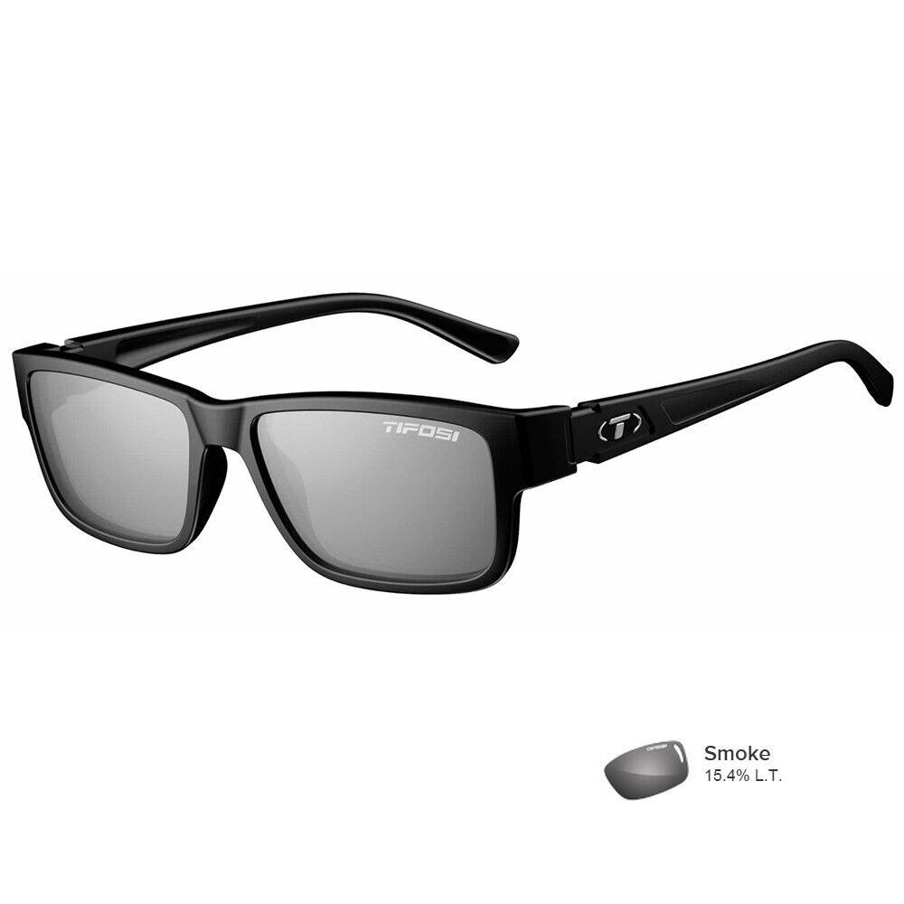 Tifosi Hagen 2.0 Gloss Black Smoke Sunglasses
