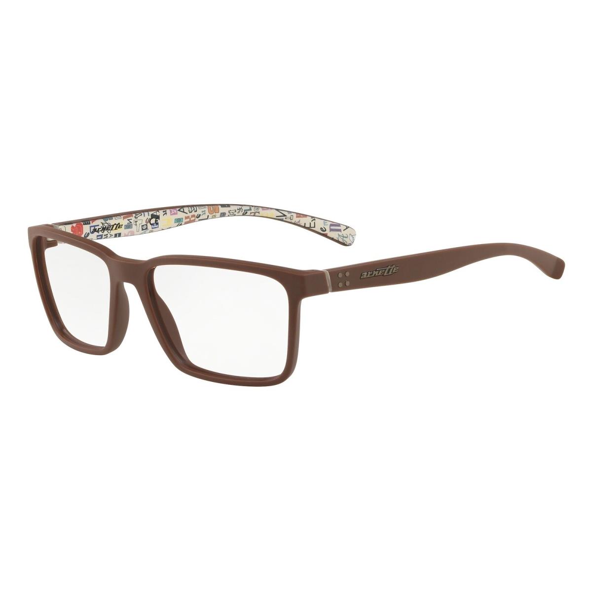 Arnette AN7154 2558 Hyped Matte Brown Demo Lens 55 mm Men`s Sunglasses