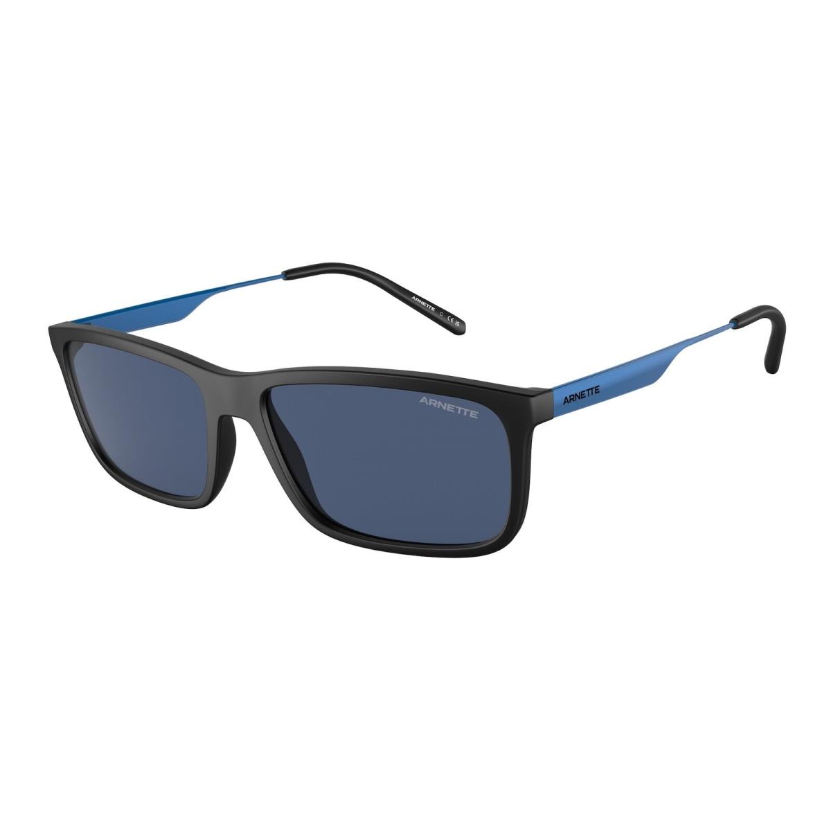 Arnette AN4305 284980 Nosy Matte Black Dark Blue 58 mm Unisex Sunglasses