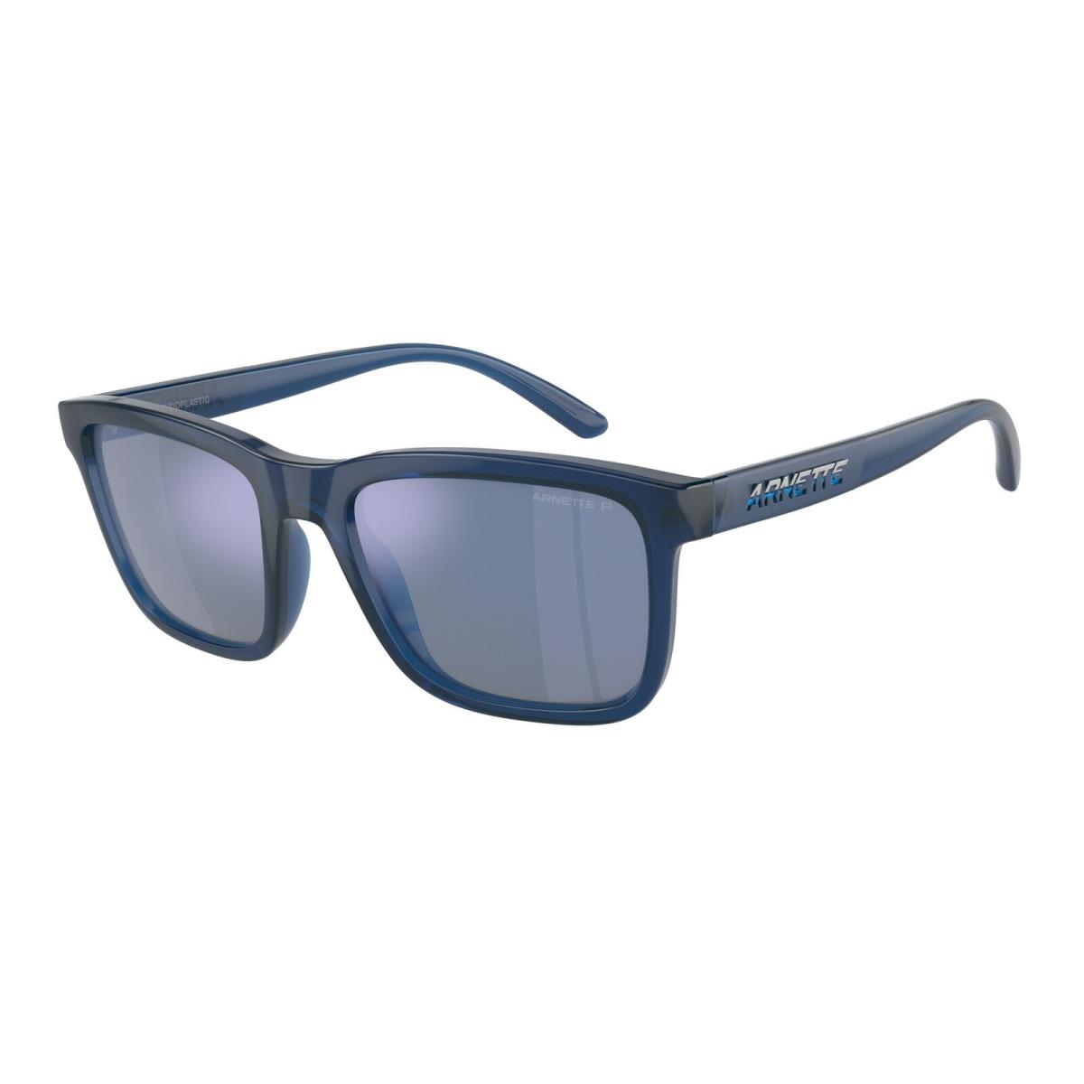 Arnette AN4321 287322 Lebowl Transp Blue Grey Mir Polarized 54 Men`s Sunglasses