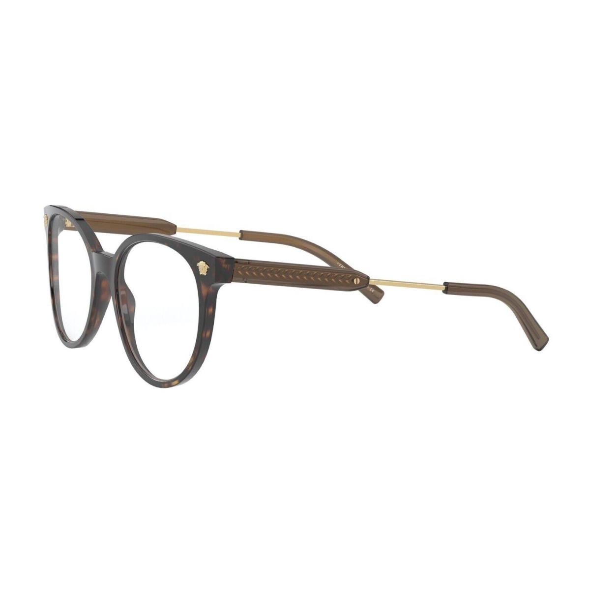 Versace VE3291 108 Havana Women`s Eyeglasses 51mm 18 140