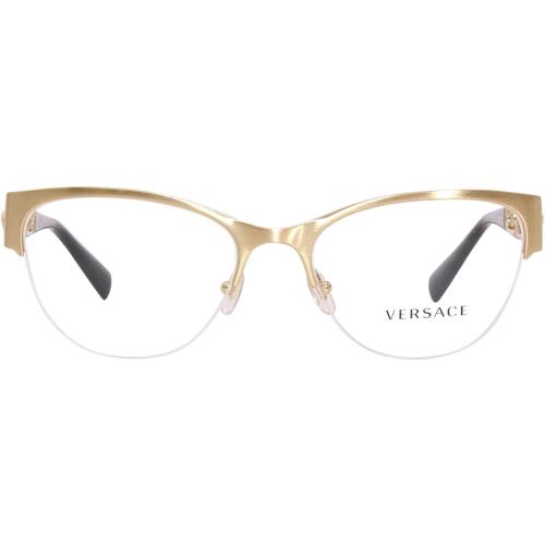 Versace VE 1278 1352 54mm Brushed Gold Eyeglasses