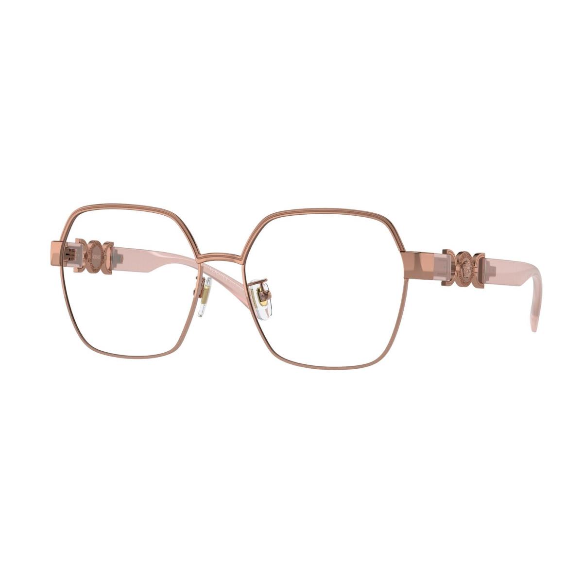 Versace VE1291D 1412 Rose Gold Demo Lens 56 mm Women`s Eyeglasses