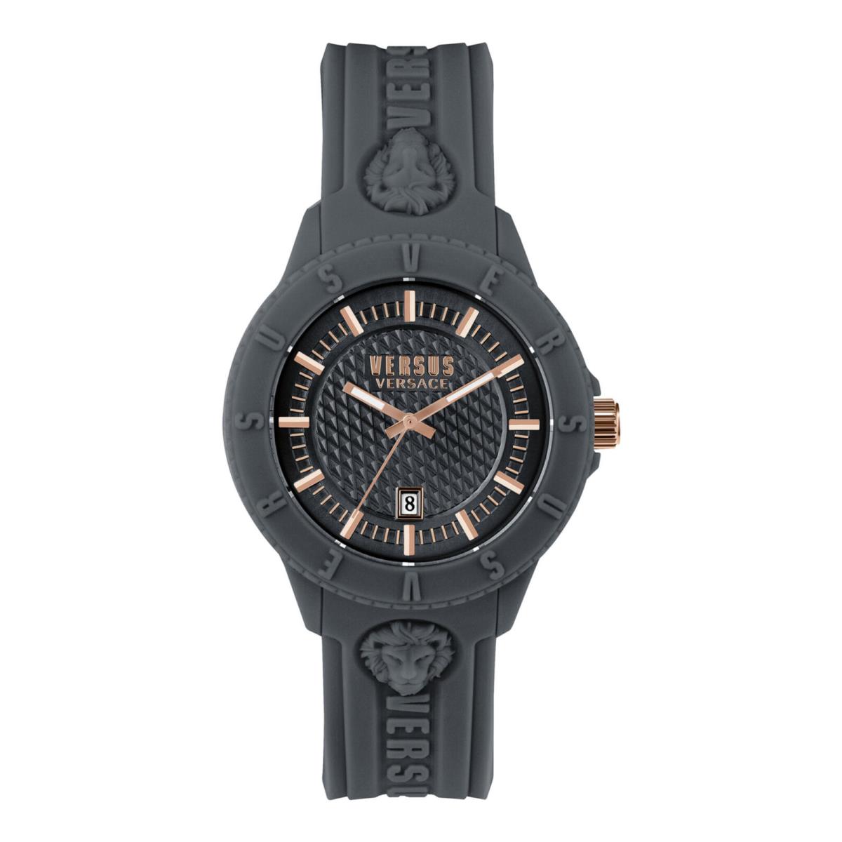 Versus Versace Mens Tokyo R Grey 43mm Strap Fashion Watch