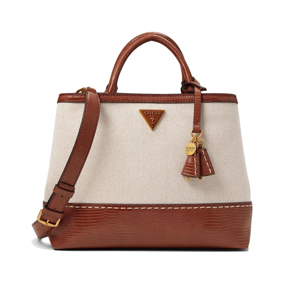 Guess Cognac Zabry Girlfriend Women Satchel