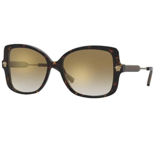 Versace Women`s VE4390F 108/6E 56 Fashion 56mm Havana Sunglasses