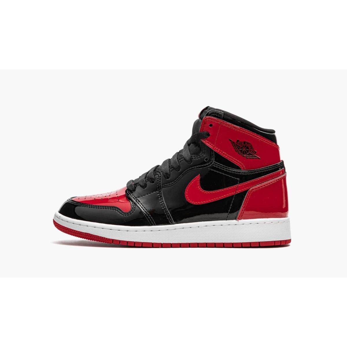 Nike Air Jordan 1 Retro High OG Patent Bred GS 575441-063 4Y