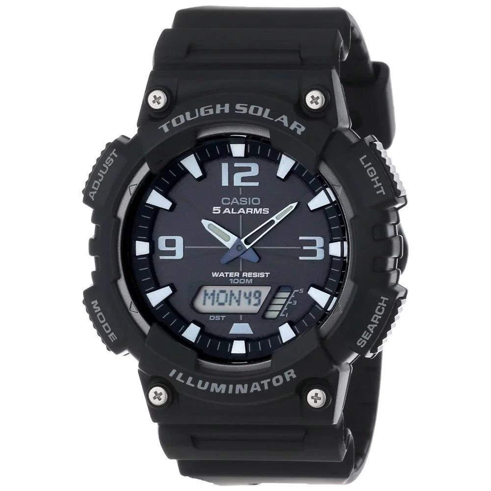 Casio Men`s Solar Sport Watch Black/gray AQS810W-1AV