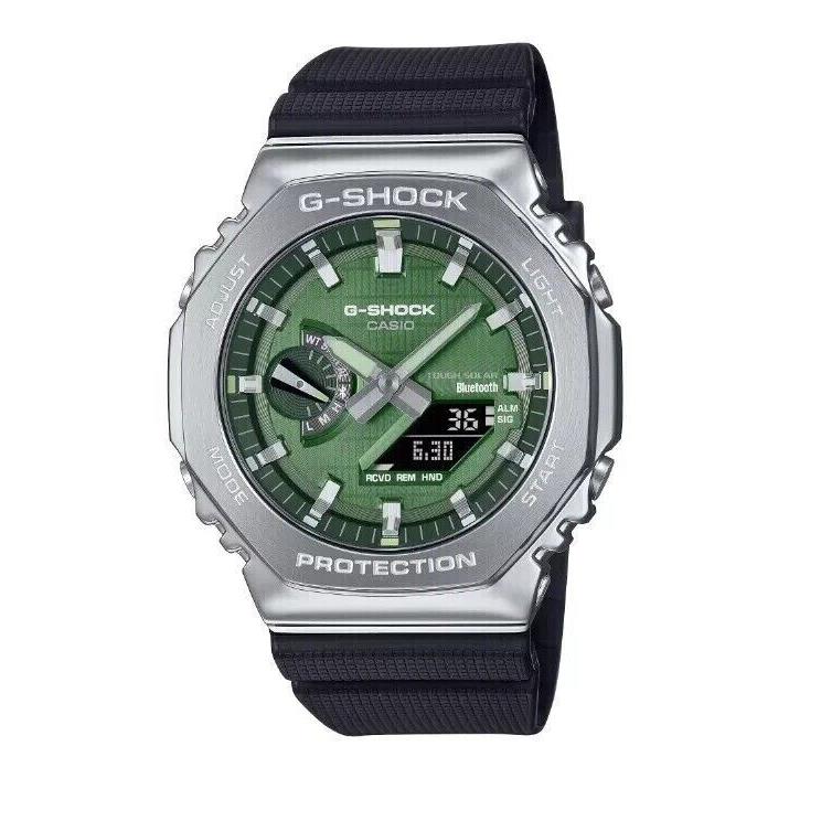 Casio G-steel 2100 Series Green Dial Watch GBM2100A-1A3