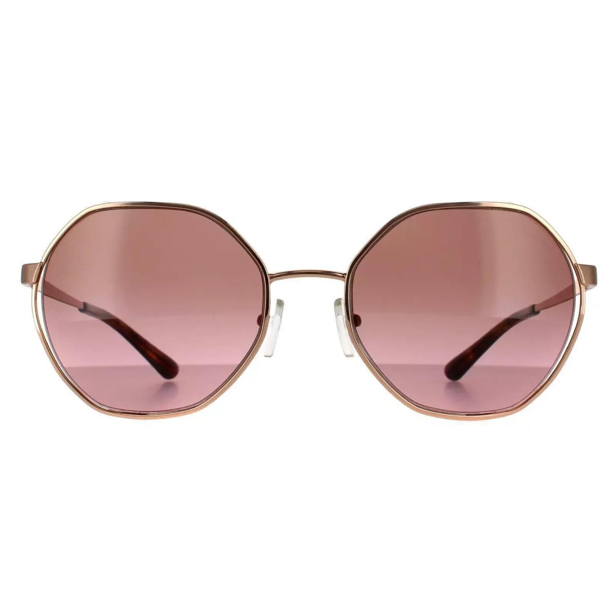 Michael Kors Sunglasses MK1072 110814 Rose Gold Brown Pink Gradient