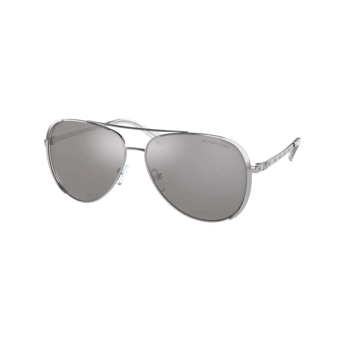 Michael Kors MK1101B 11536G Silver Silver Mirror 60 mm Women`s Sunglasses