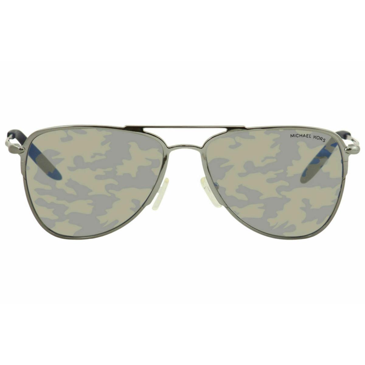 Michael Kors Men`s Dayton MK1049 MK/1049 1232F Shiny Gunmetal Sunglasses 59mm