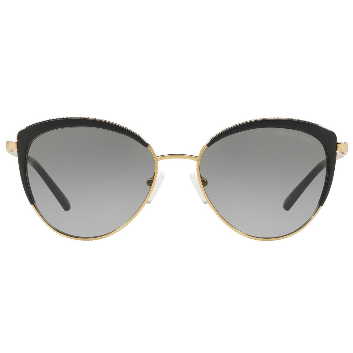 Michael Kors MK1046 110011 Light Gold/black Cat Eye 56 mm Women`s Sunglasses