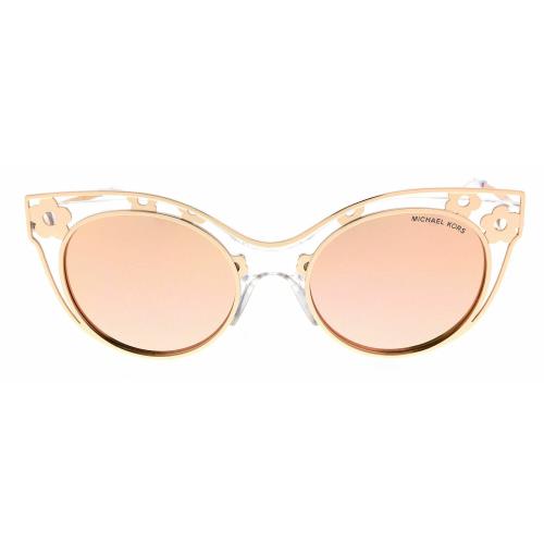 Michael Kors MK1038 30505A Melbourne Rose Gold Cateye Sunglasses