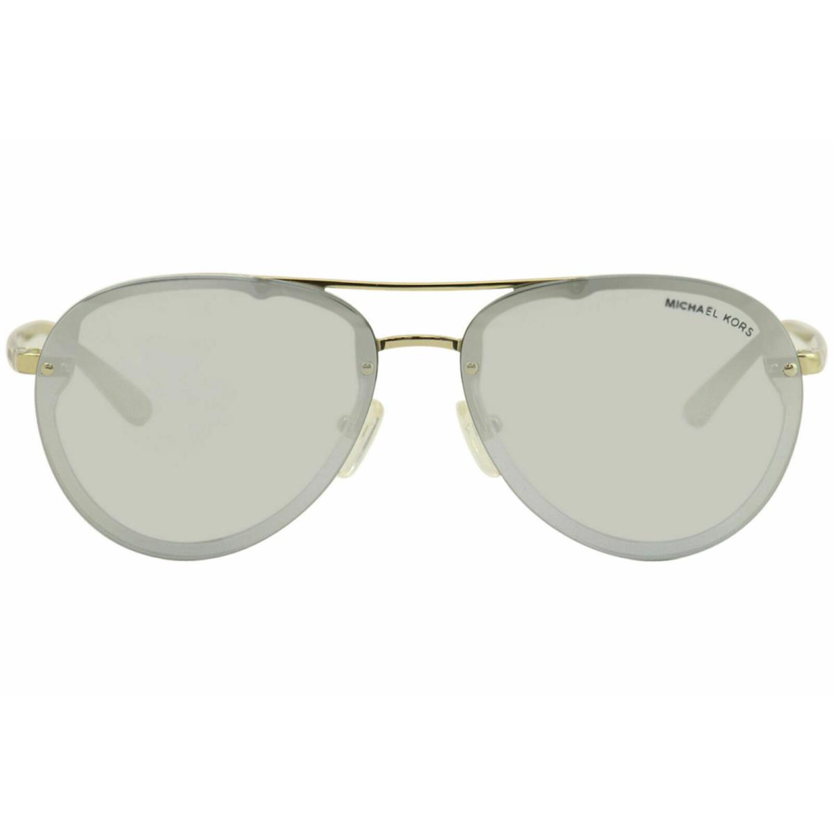 Michael Kors Women`s Abilene MK2101 MK/2101 35786J Clear/gold Sunglasses 60mm