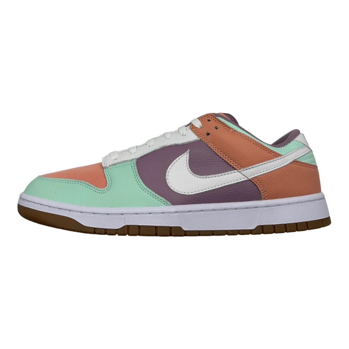 Nike Dunk Low By You ID `easter` Pastel White Gum FN0569-900 - Men`s Size 13 - Multicolor