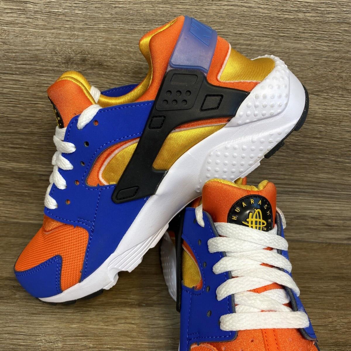 Nike huarache blue and yellow online