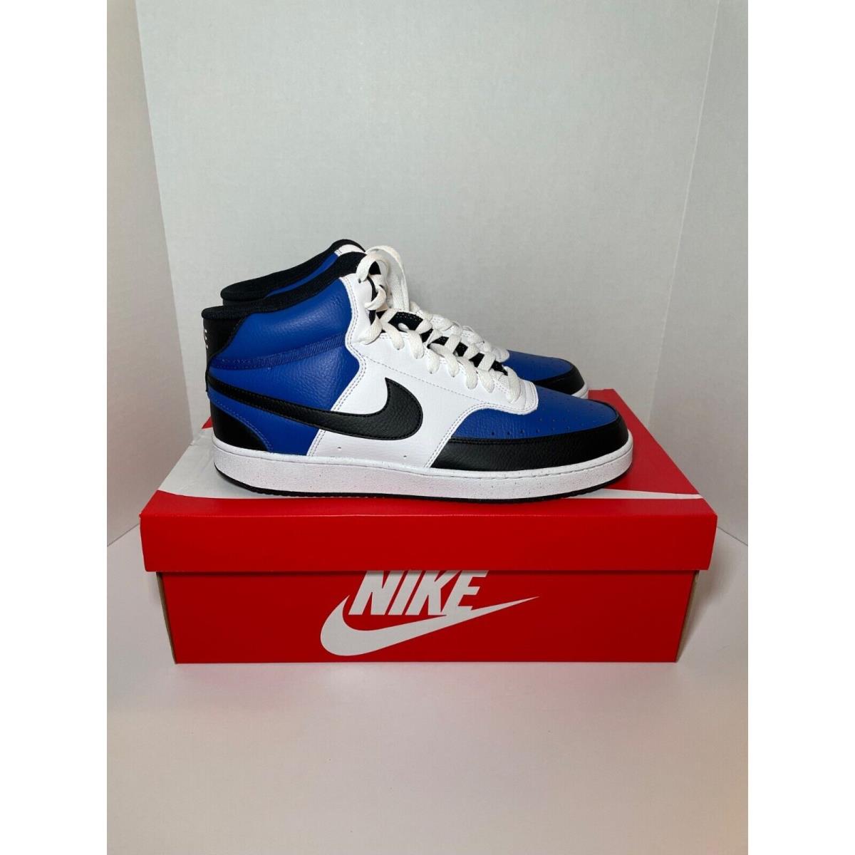 Nike Court Vision Mid NN AF Blue/black/white Sneakers FQ8740-480 Men s Size 12 - Blue