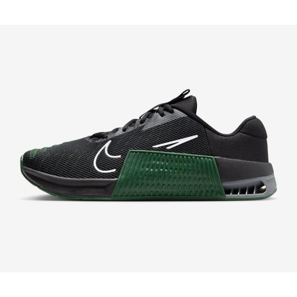 Men`s Size 10 Nike Metcon 9 TB Training Shoes FD5431-015 Gorge Green Black - Black, Green