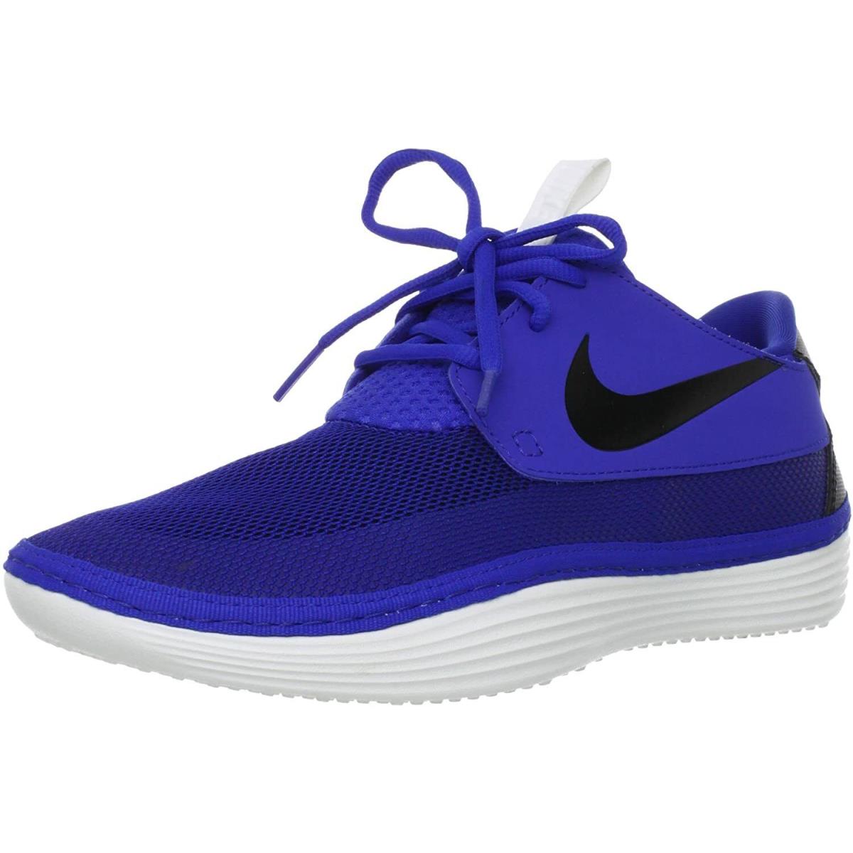 Nike Solarsoft Moccasin Royal/black-summit White Men Size 11 555301 411