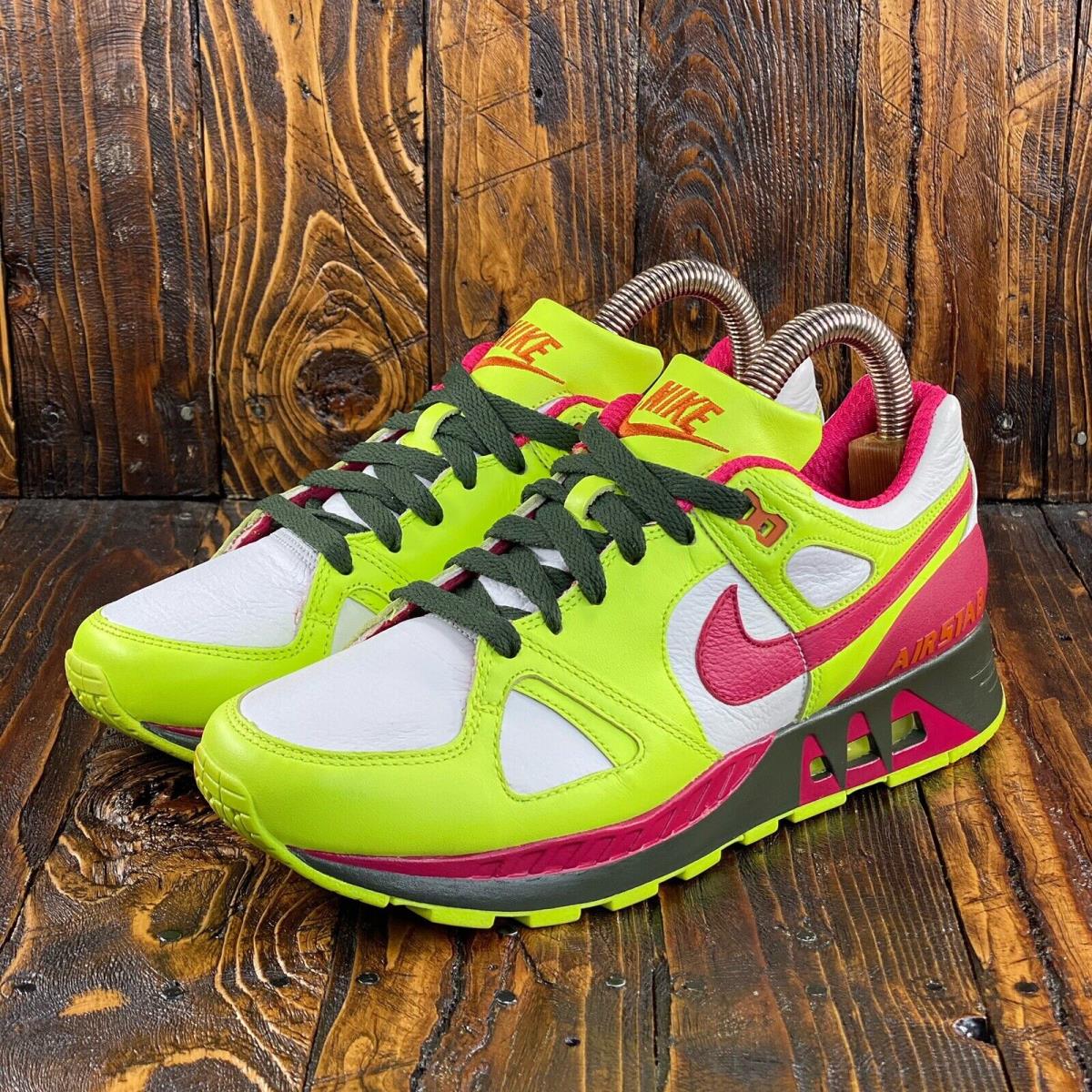 Vintage Nike Air Stab 2007 Cerise Volt Women Sneaker 317061 161 Sz 9.5 Rare SporTipTop