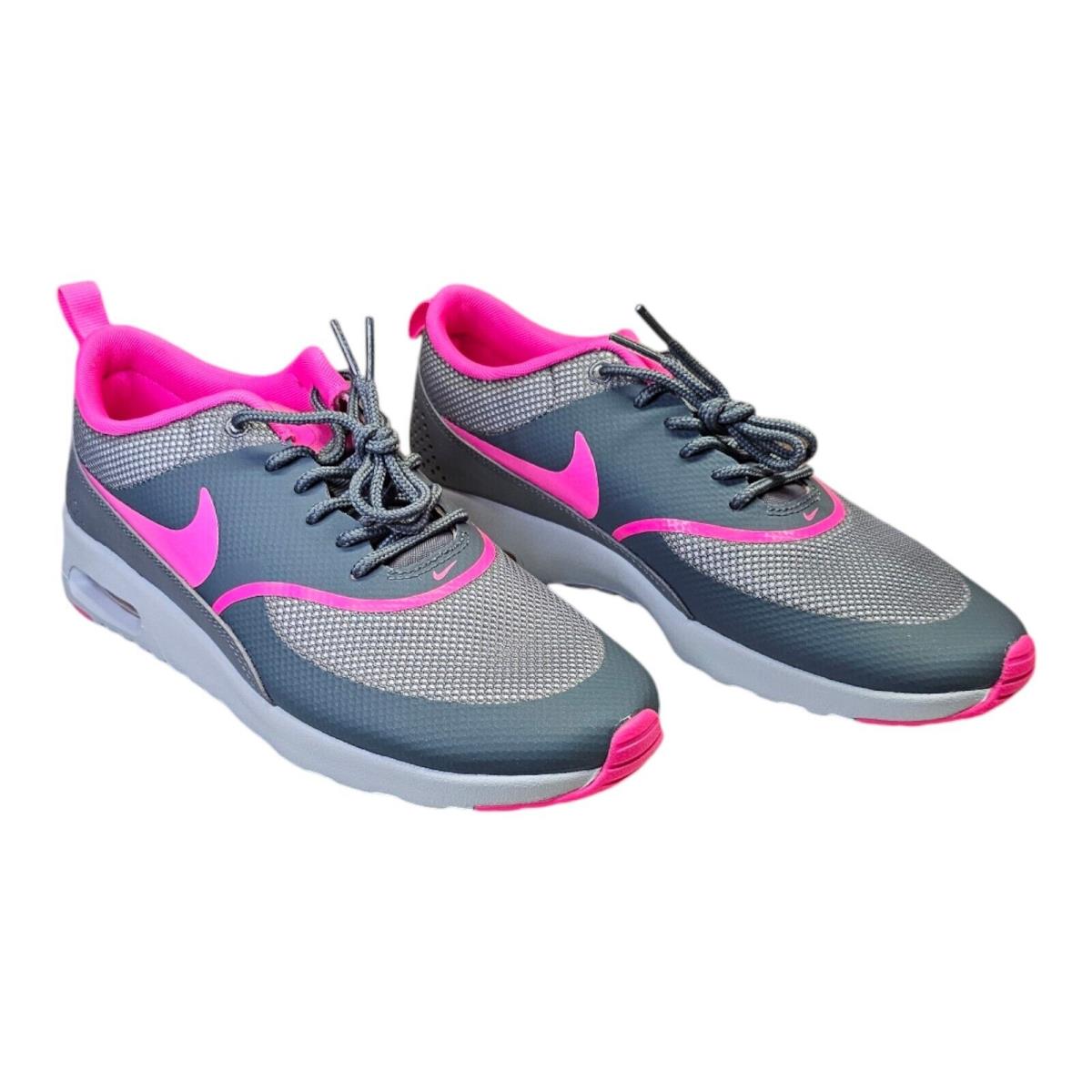 Nike Women`s Air Max Thea Prm Running Training Shoes White Pink Size 8 - White