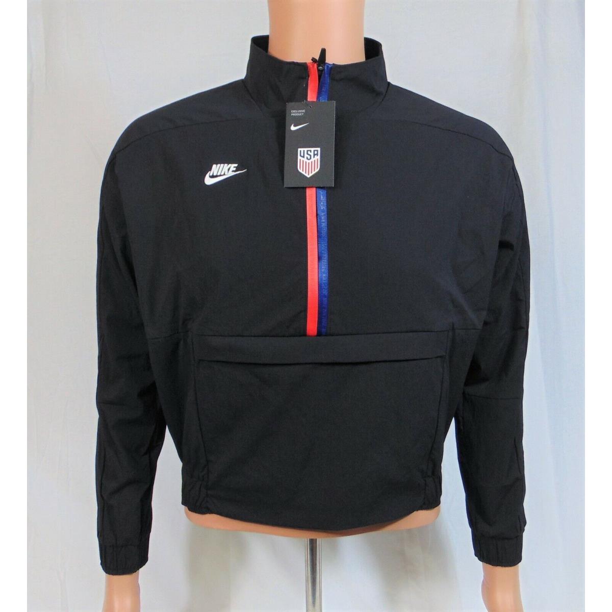 Nike Uswnt Women Midlayer 1/4 Zip Windbreaker Soccer Jacket Sz S CI8410 010