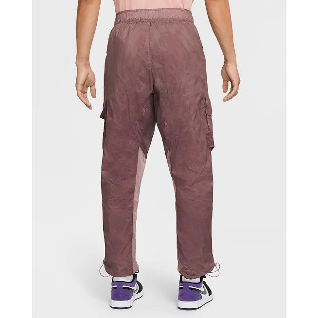 Men`s Nike Jordan 23 Engineered Woven Cargo Pants M Muave Purple Cuffed