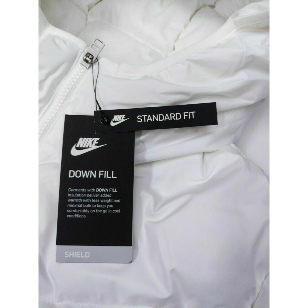 Nike Men`s Sportswear Down-fill Windrunner Shield Parka CU4408-100 Size Small