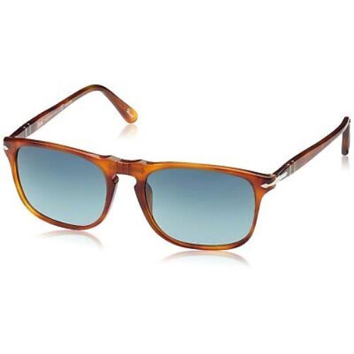 Persol Unisex PO3059S Land of Siena/polarized Gradient Blue Sunglasses