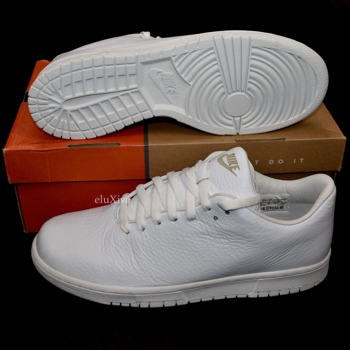 Nike Dunk Low Supreme Seamless White Pebbled Leather Men`s 9 2006