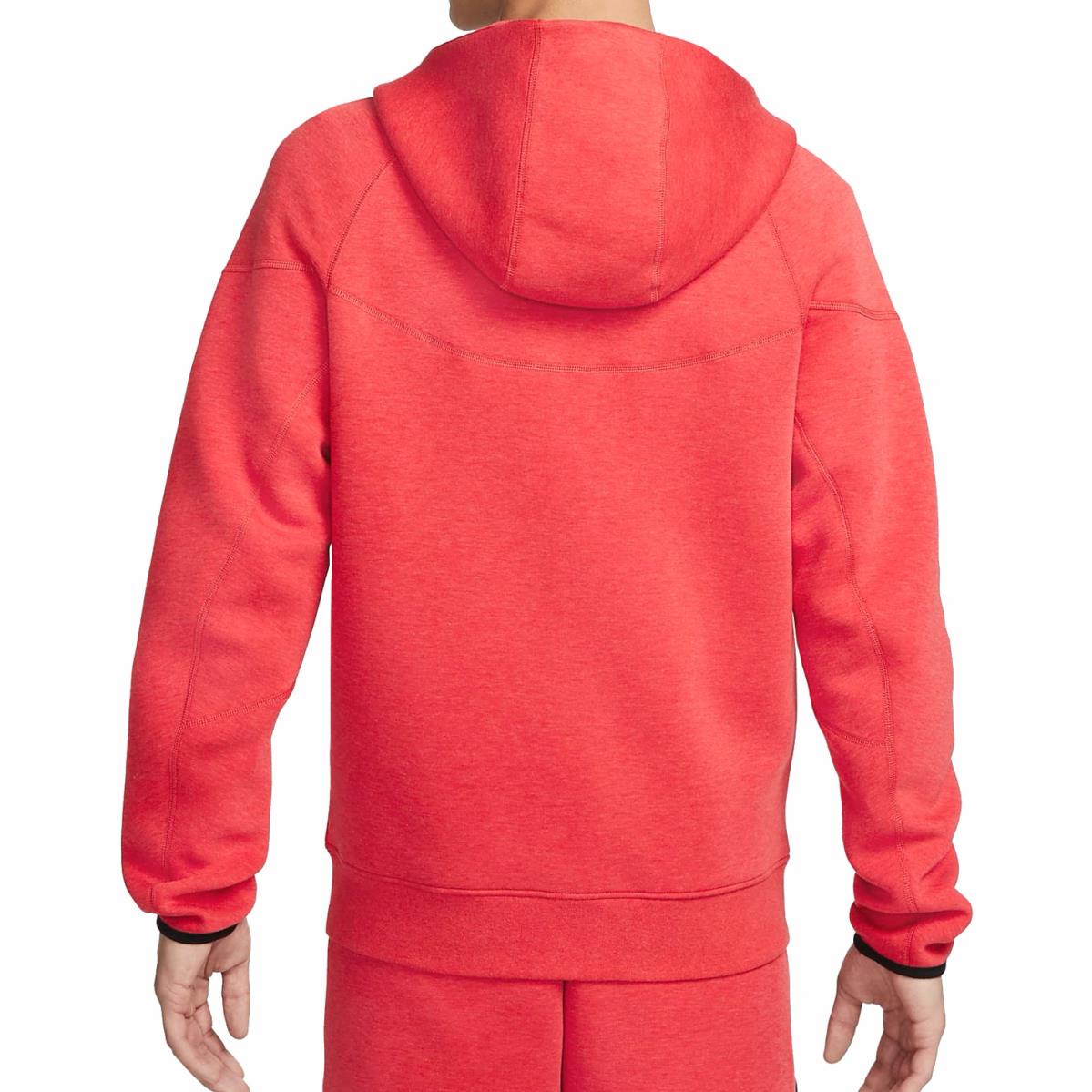 Nike Tech Fleece Windrunner Zip Hoodie FB7921-672 Light Red Men`s Large L