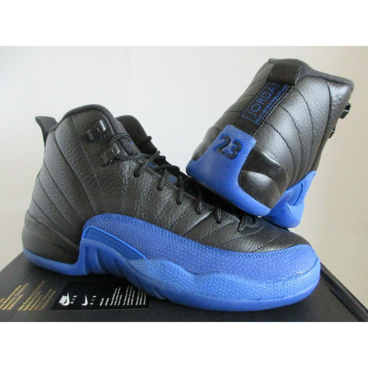 NIKE shops AIR JORDAN 12 RETRO (GS) BLACK-GAME ROYAL SZ 7Y-WOMENS SZ 8.5 [153265-014]