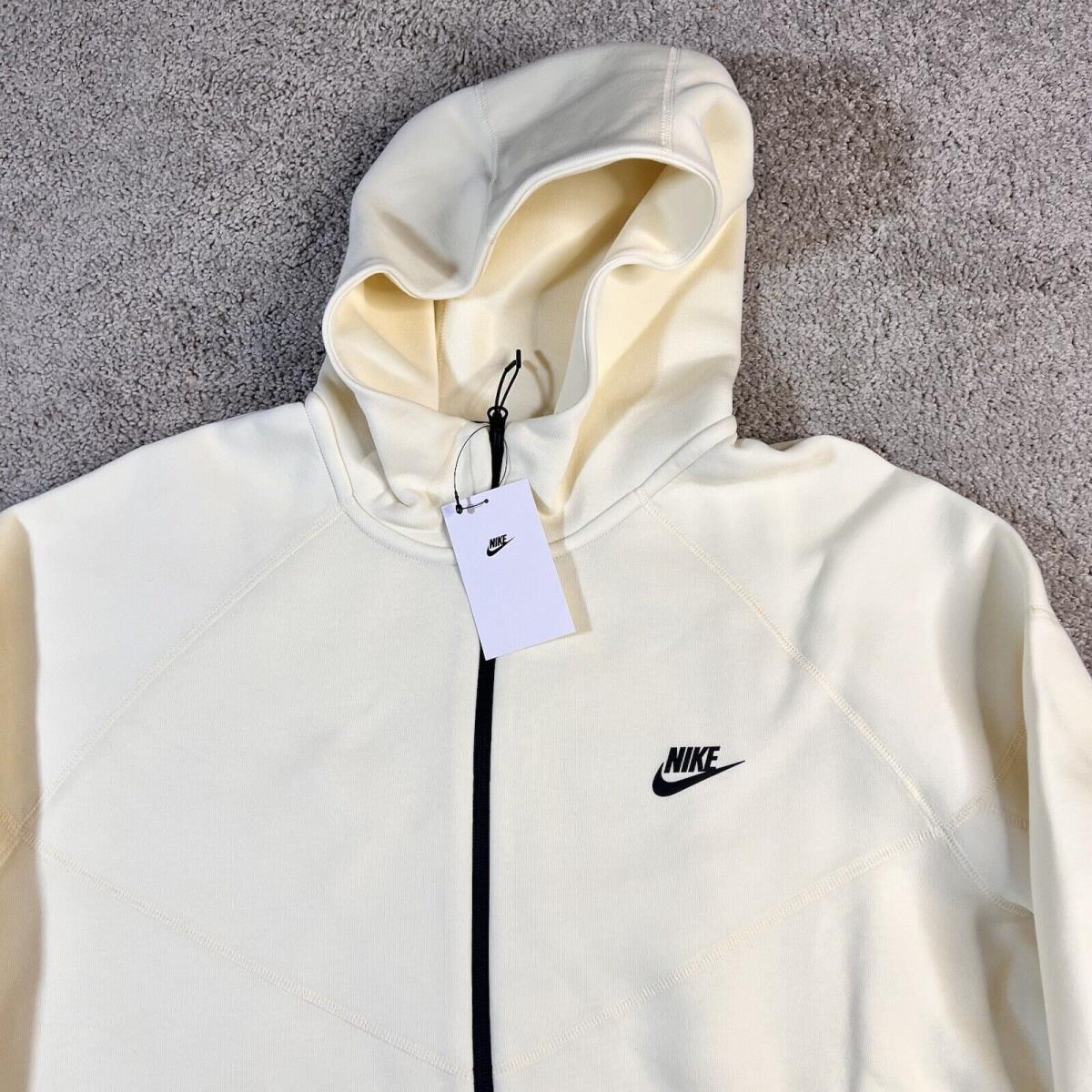 Nike Sportswear Tech Fleece Windrunner Hooded Jacket Coconut Milk Men`s Size Xxl