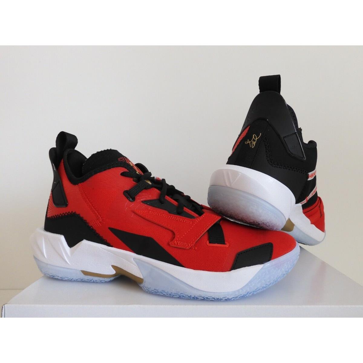 Nike Jordan `why Not?` ZER0.4 Air Jordan `why Not ` ZER0.4 Bred University Red-gold SZ 9 DD4887-600