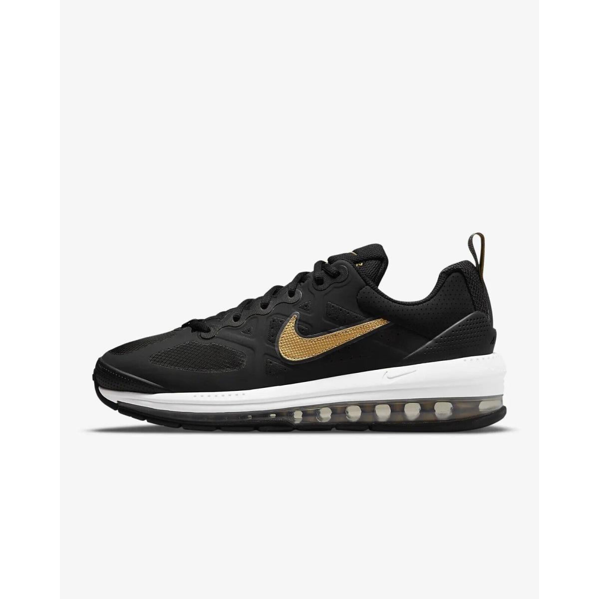 Nike Air Max Genome Sneakers DM7567-001 Size 8 Men s Black Metallic/ Gold