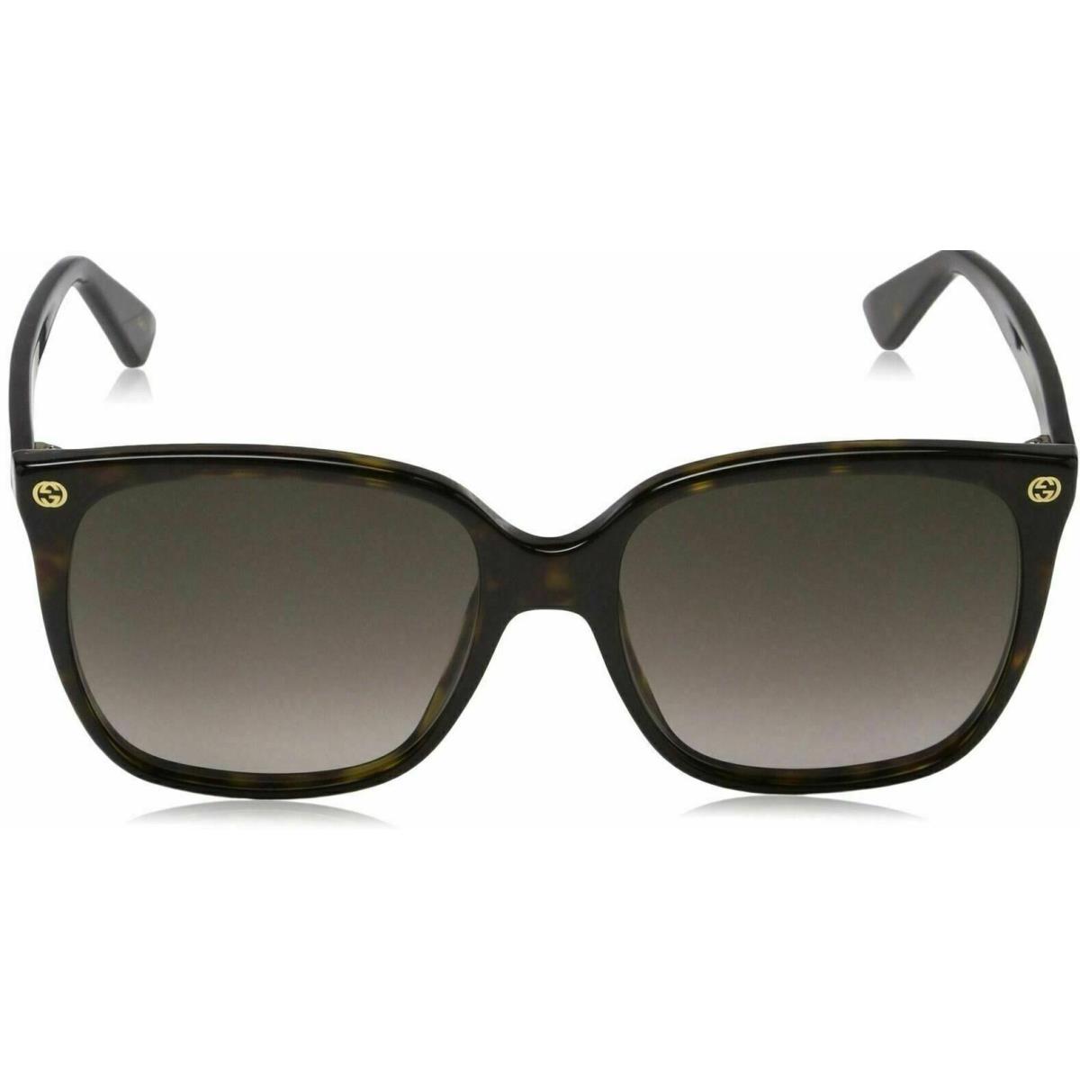 Gucci GG0022S 003 Cat Eye Havana Brown 57 mm Women`s Sunglasses