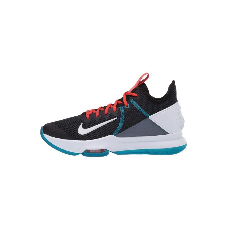 Nike Lebron Witness IV Black Red Glass Blue Men`s Size 7 - Black