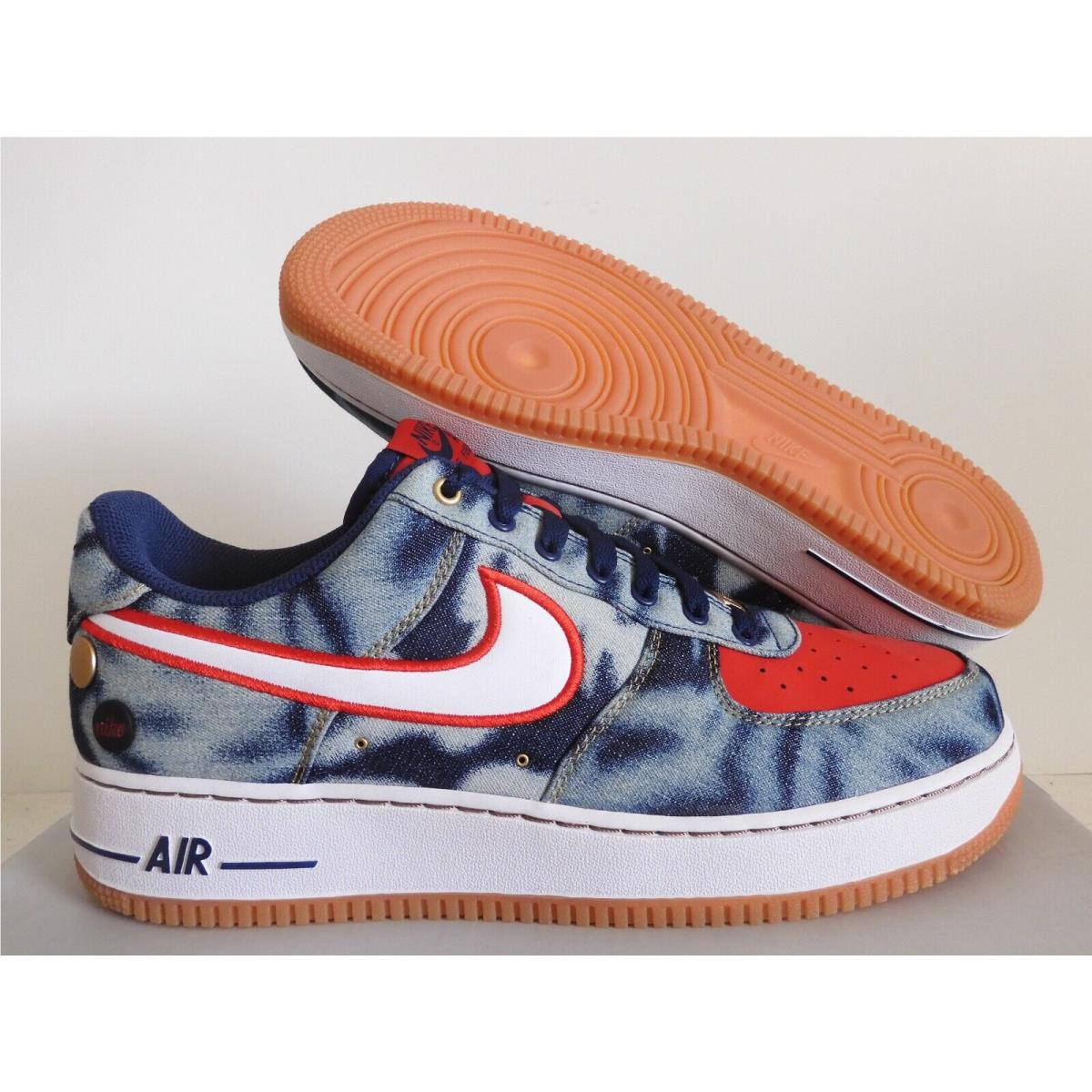 Nike air force 1 acid wash denim best sale