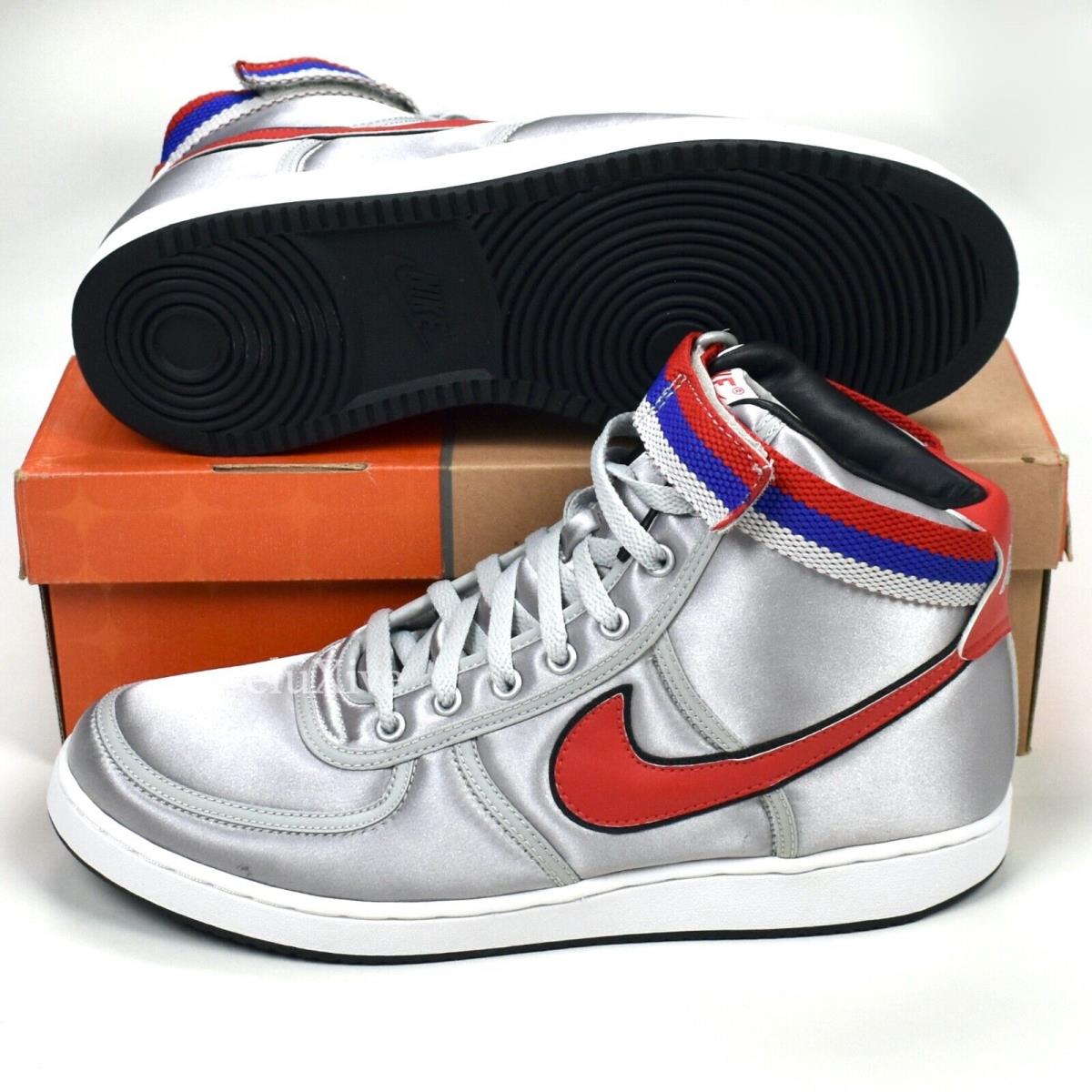 Nike Vandal High Supreme 2002 OG Metallic Silver Sneakers Men 11.5