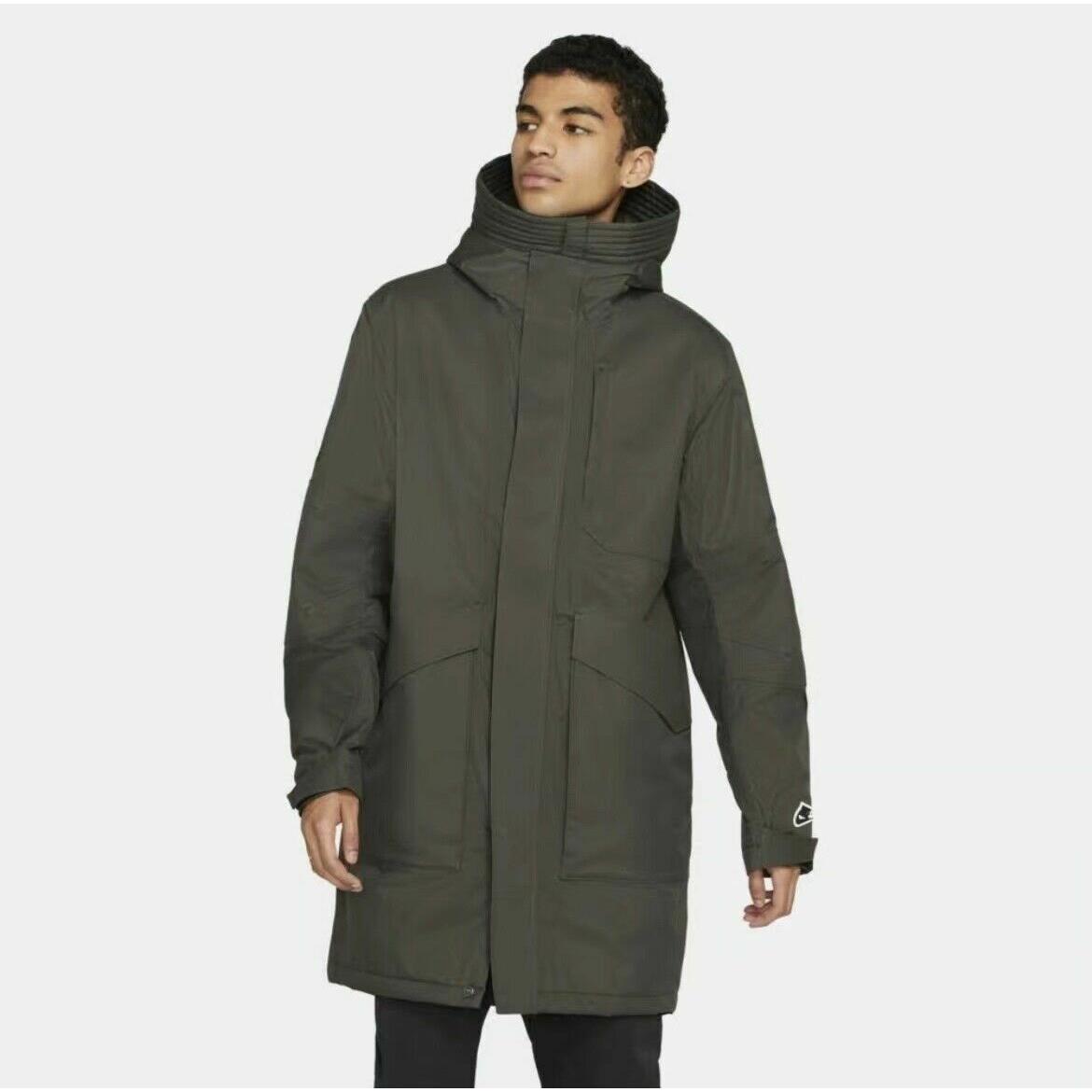 Nike Men`s Sportswear Synthetic-fill Hypershield Parka Jacket L CZ2867-001