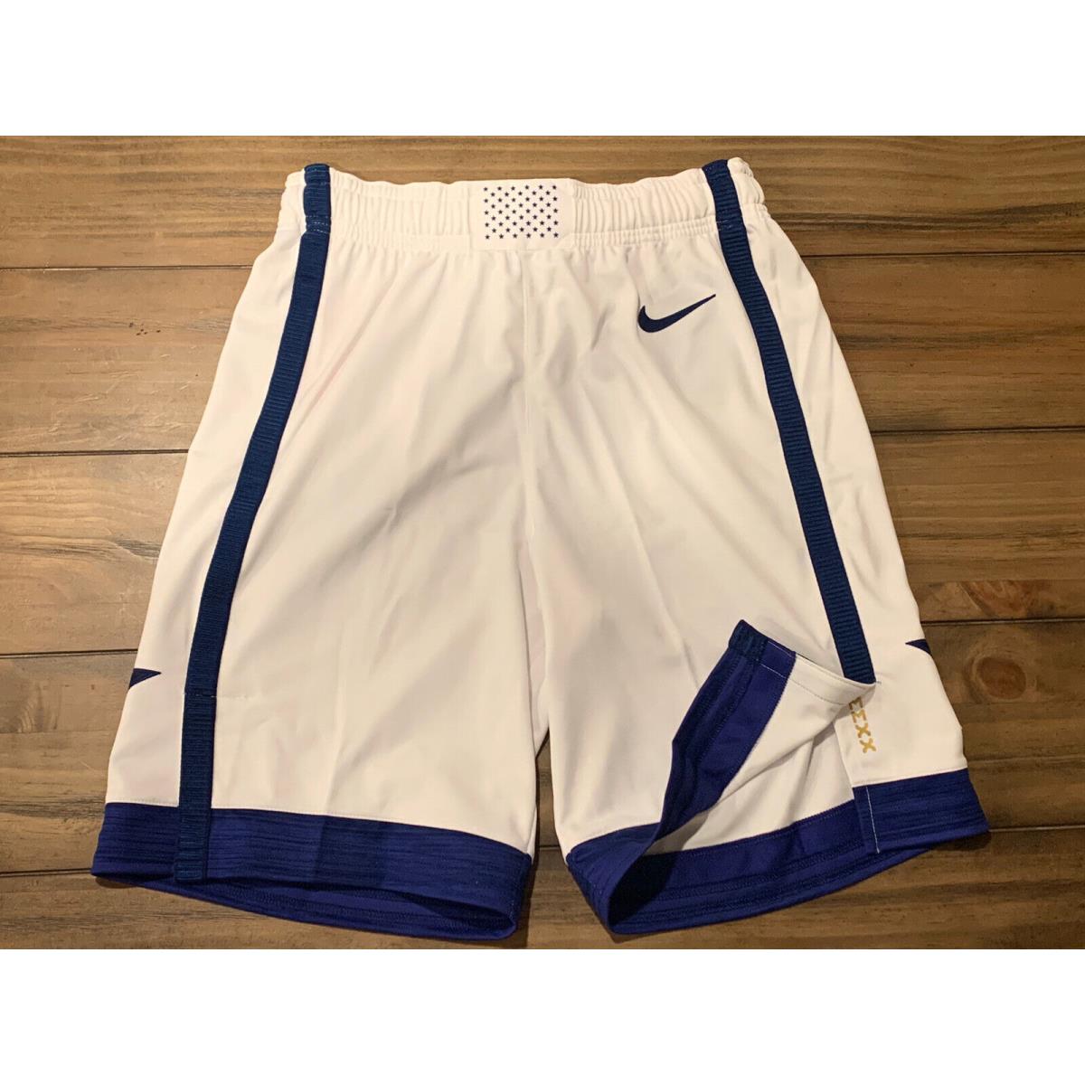 Nike 2021 Team Usa Tokyo Olympics Basketball Shorts White CT6627-100 Mens Sz 34R