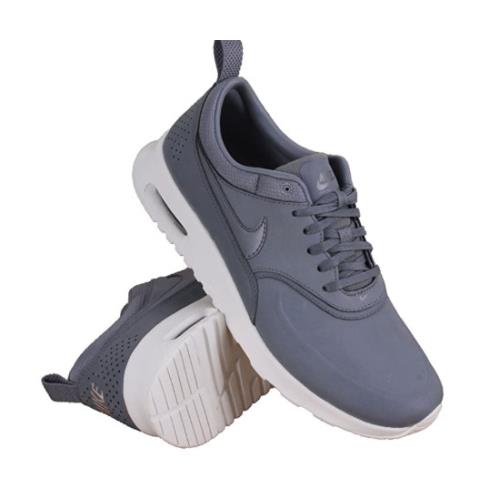 Nike Women`s Air Max Thea Premium 616723 008 Cool Grey Sz 12 - Gray