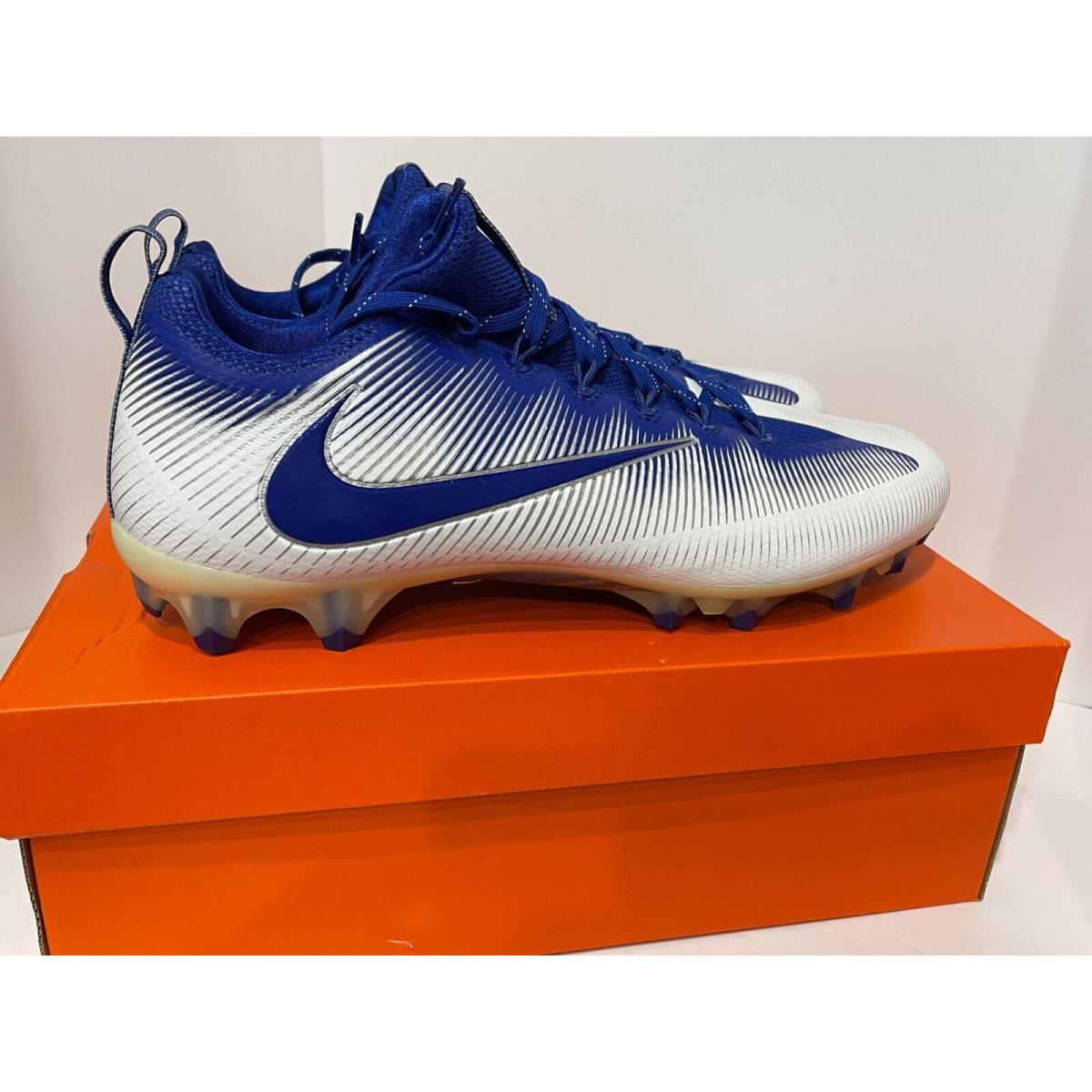 Nike Vapor Untouchable Pro CF Football Cleats Blue White 922898 141 Men s Sz 13 SporTipTop