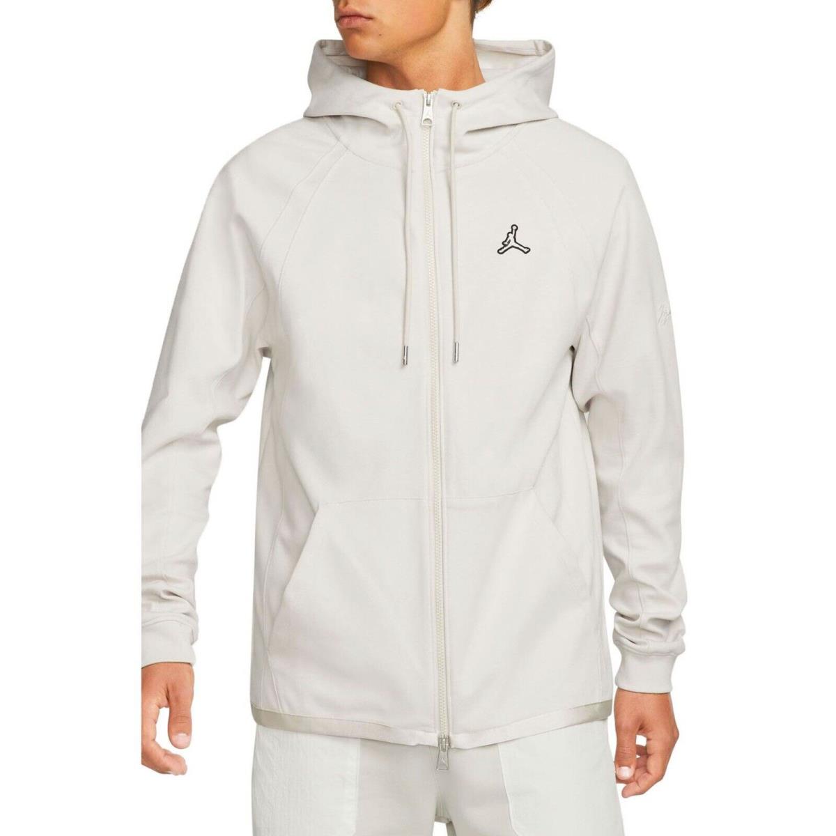 Air Jordan Essentials Warmup Men`s Jacket DJ0886-104 Oreo Wood Brown Size MD