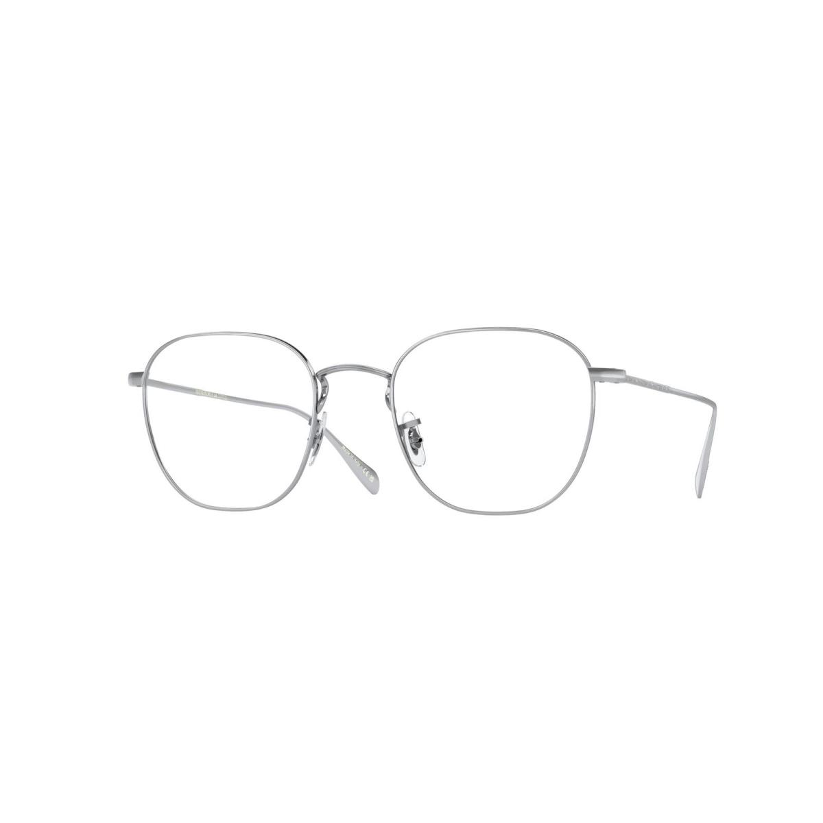Oliver Peoples OV1305 5254 Clyne Brushed Silver Demo Lens 49 mm Men`s Sunglasses